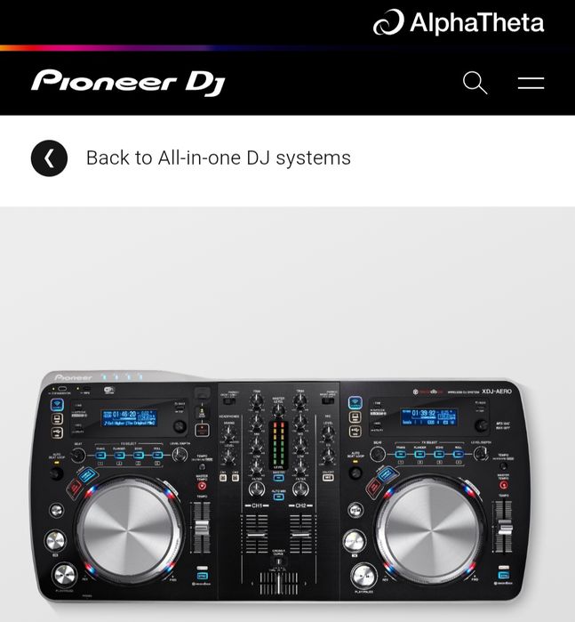 Controladora Pioneer XDJj Aero, vendo ou troco