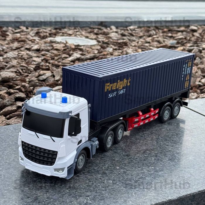 Вантажівка на радіокеруванні Euro Truck Біла, Фура на пульту