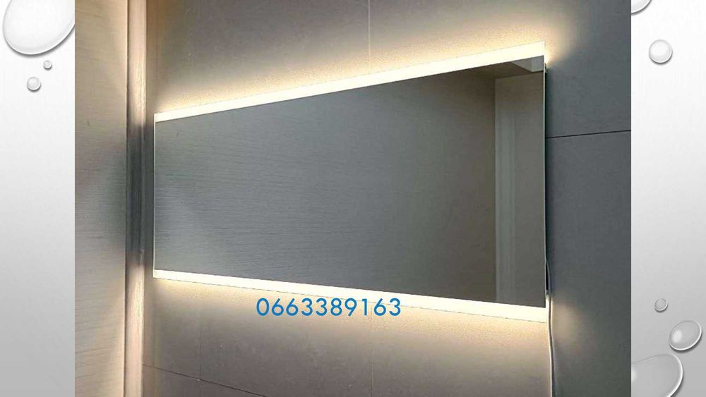 Дзеркало з LED підсвіткою в ванну кімнату Зеркало с подсветкой в ванну