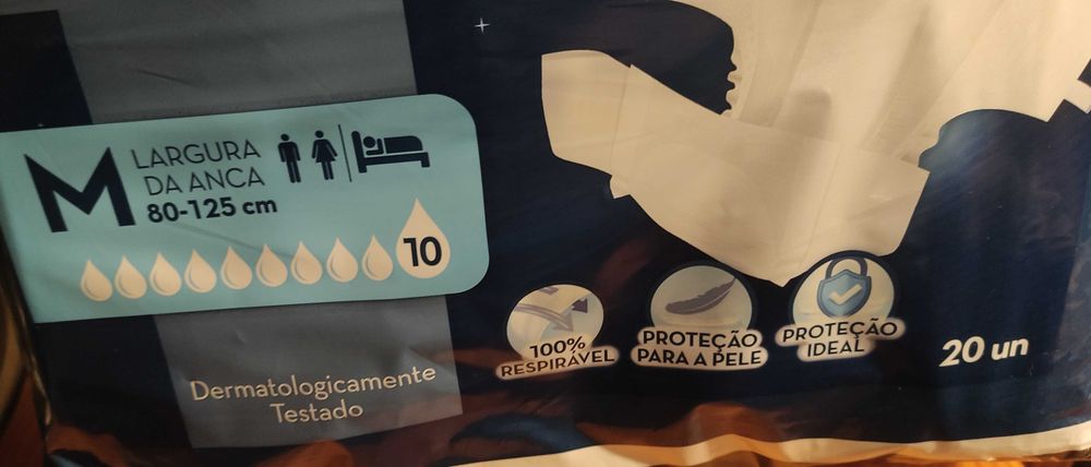 Fraldas Incontinência - 50 unidades