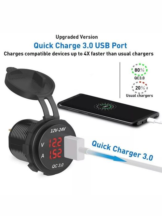 Carregador USB automóvel
