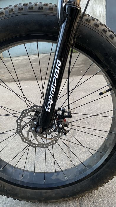 Велосипед горный фетбайк 26 дюймов Toprider 215, рама 17"