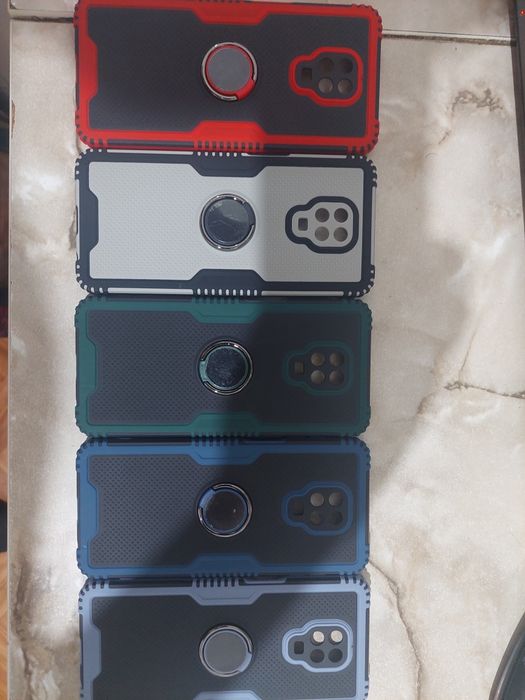 Защитный Чехол с кольцом подставкой, Xiaomi Redmi Note 9s Note 9 Pro!