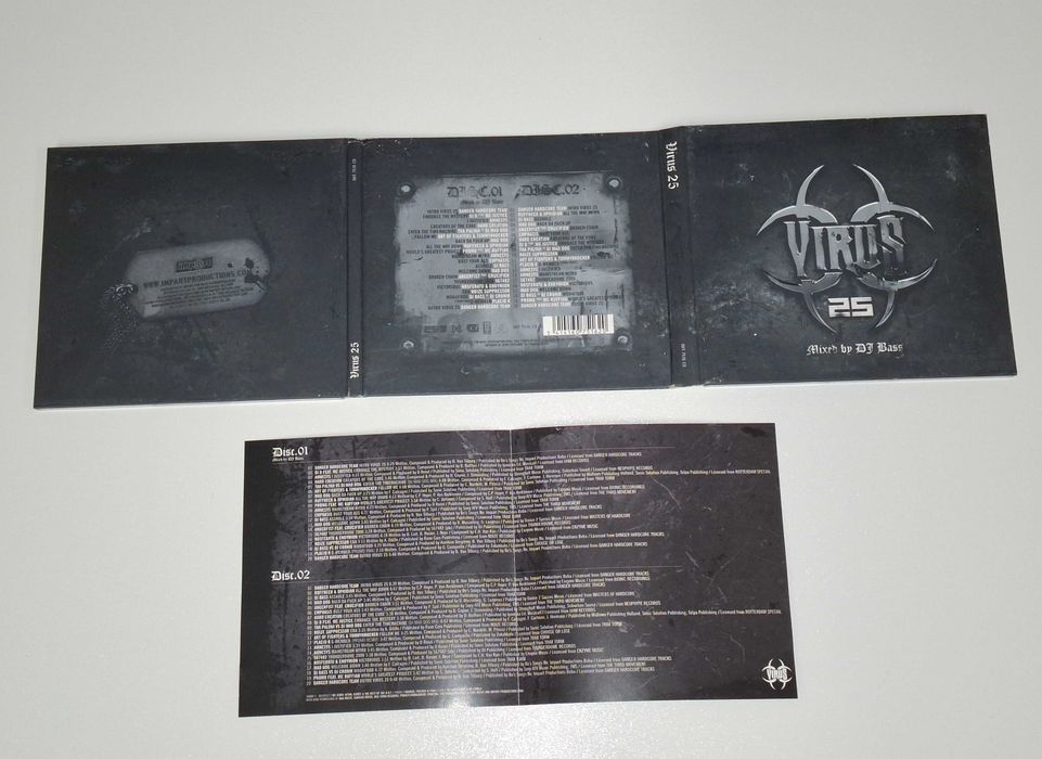 DJ Bass – Virus 25 [DHT 7516 2xCD] Hardcore, Gabber