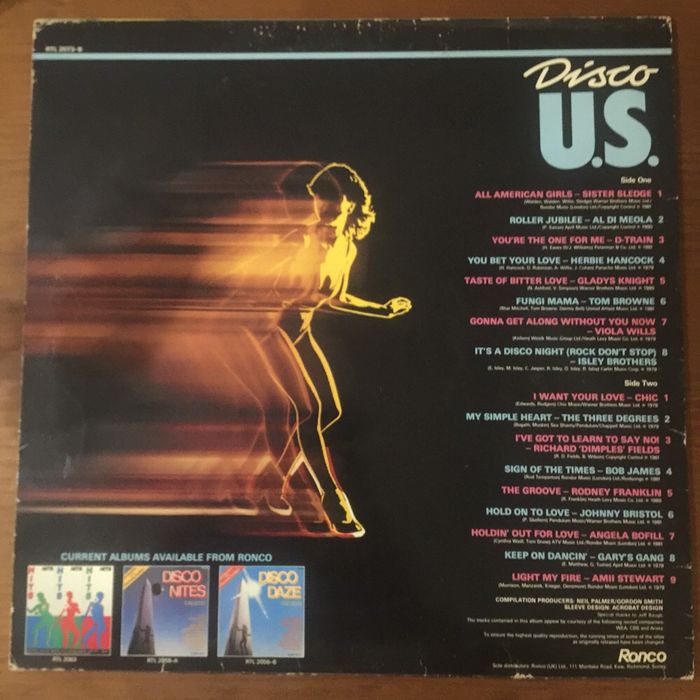 Disco vinil disco UK + disco US