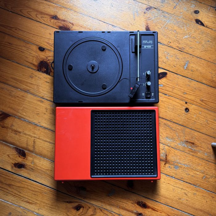 Gramofon Unitra Fonica WG-701 Camping Mono 1980 PRL cichy dźwięk