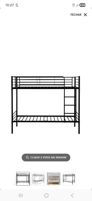 Beliche Metalico Yh Saldosystocks Metal Preto (198x165x96cm)