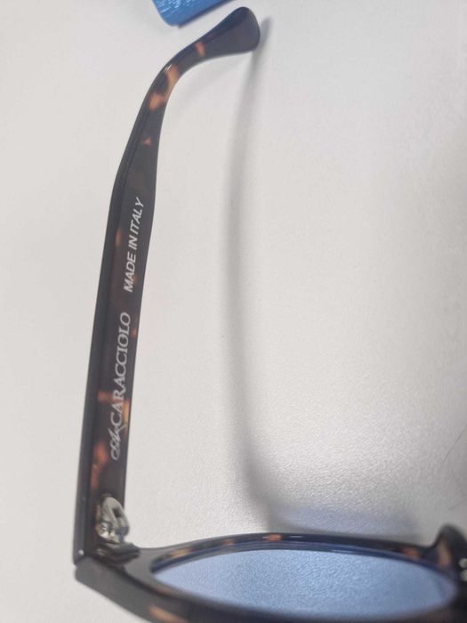 Óculos Sol Caracciolo - Castanhos lentes azuis