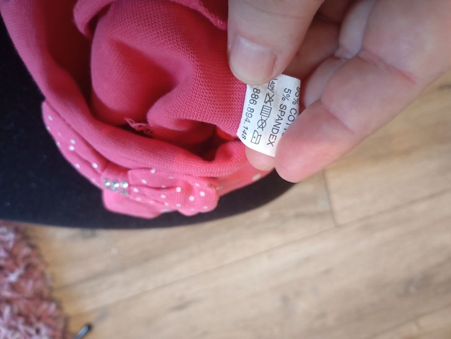 Czapka bawełniana zawiązywana 68 74 80 wiosenna jesienna letnia