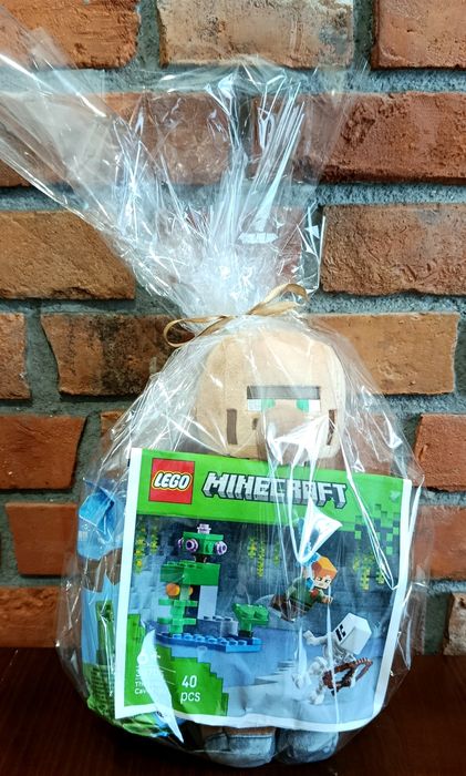 Zestaw Minecraft prezent willager wieśniak LEGO upominek święta