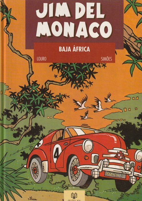 1a Ed. Baja África Jim Del Monaco, Louro e Simões Autograf. [Prts Inc]