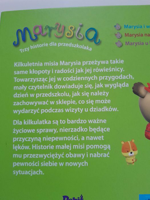 marysia trzy historie dla przedszkolaka