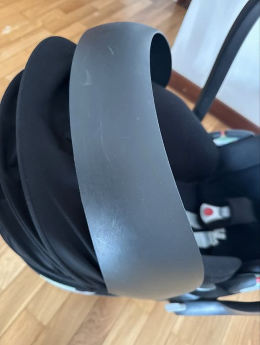 Ovo ou cadeirinha Cybex Cloud T i-Size plus em sepia black