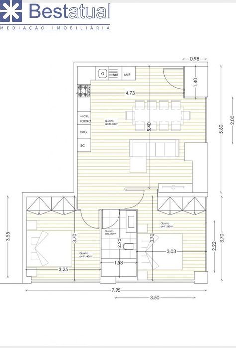 Apartamento T1+1 - Centro Trofa — Bougado (São Martinho E Santiago), Porto