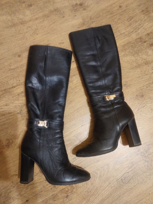 Зимние сапоги 37р на овчине кожа