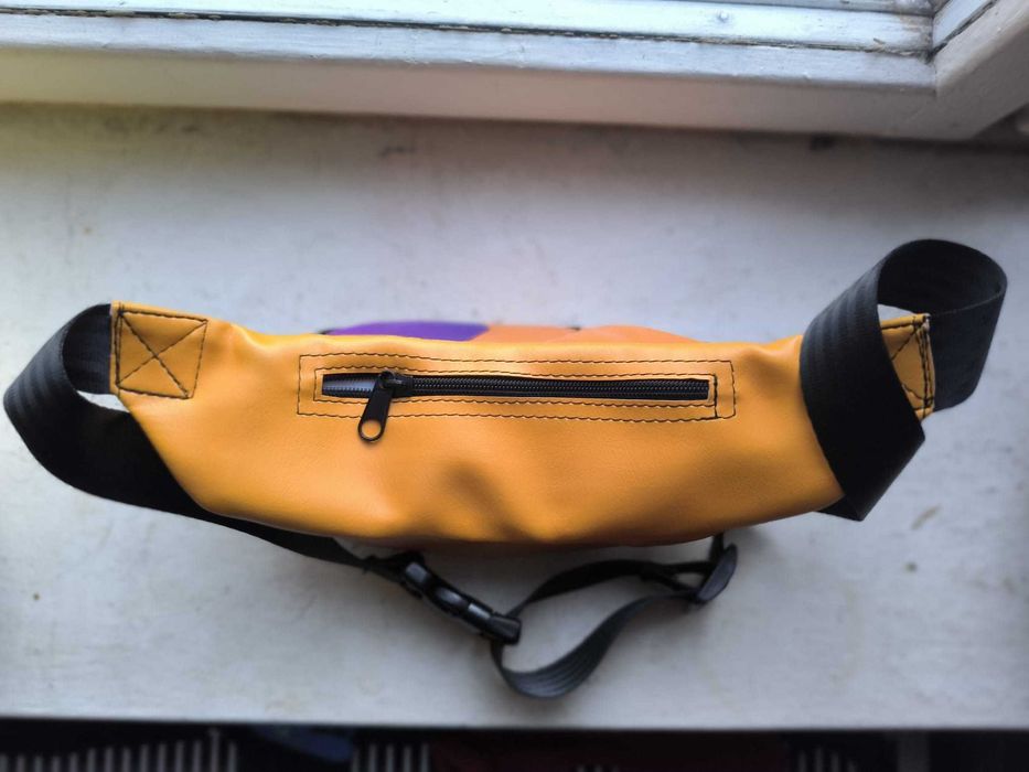 Nerka HO::LO - fiolet, czerń i mandarynka