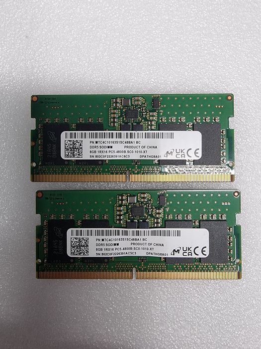 Pamięć 8GB DDR5 sodimm