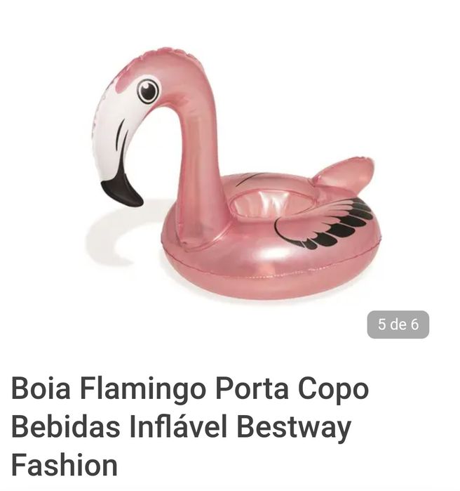 Bóia Porta Copo Flamingo Bestway