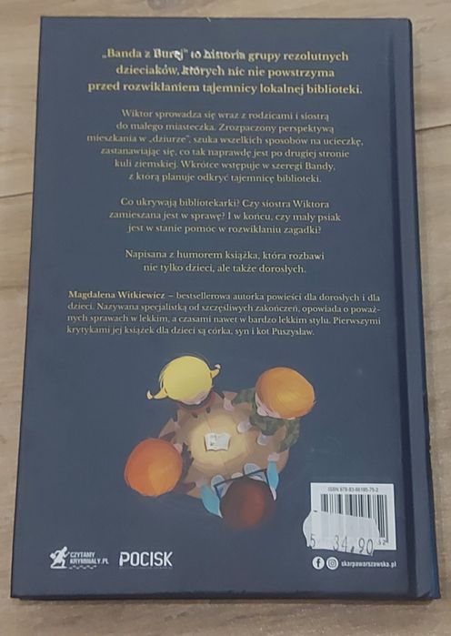 Magdalena Witkiewicz Banda Z Burej Tajemnica piwnicy w bibliotece