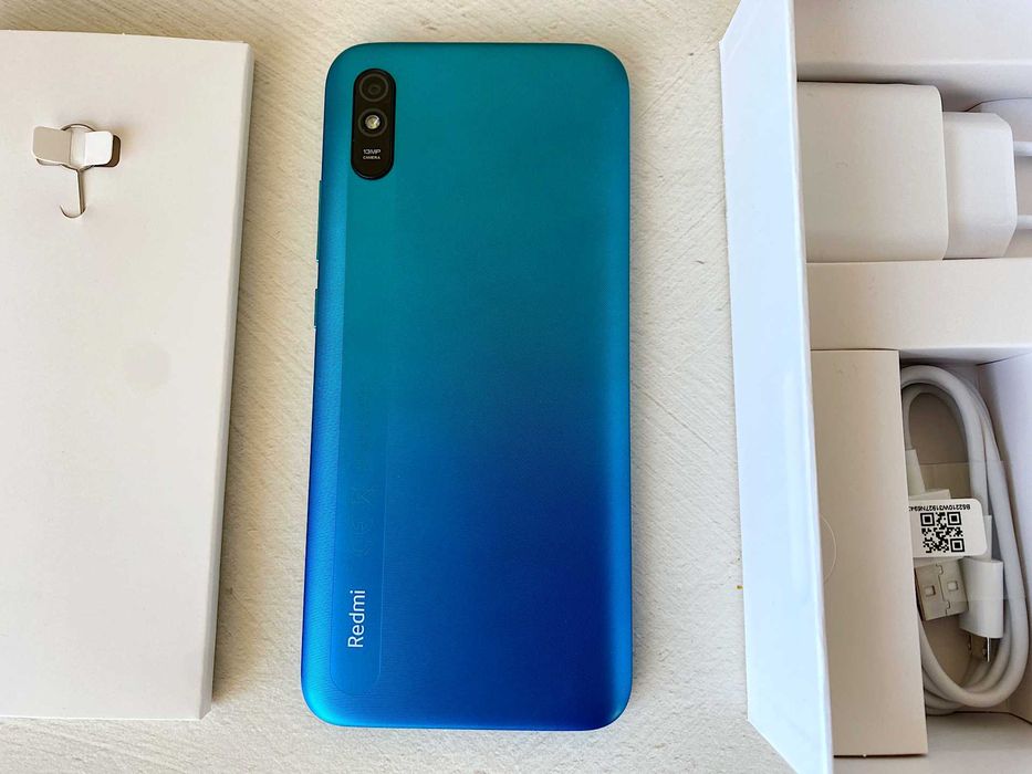 Смартфон Xiaomi Redmi 9A 2/32GB Aurora Green, стан нового, комплект