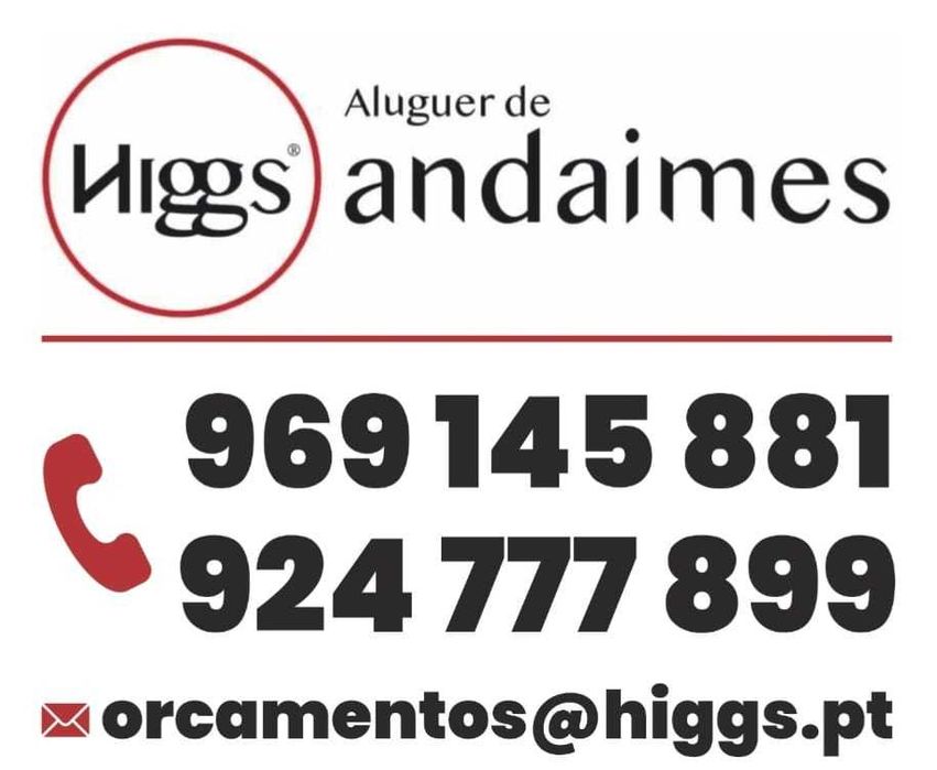 Aluguer Andaimes Certificados Europeu por m2 c/ montagem e desmontagem