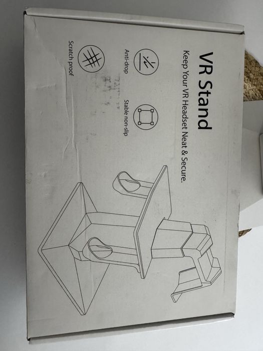 Підставка-тримач для VR гарнітур Quest 2 3 3s pro біла