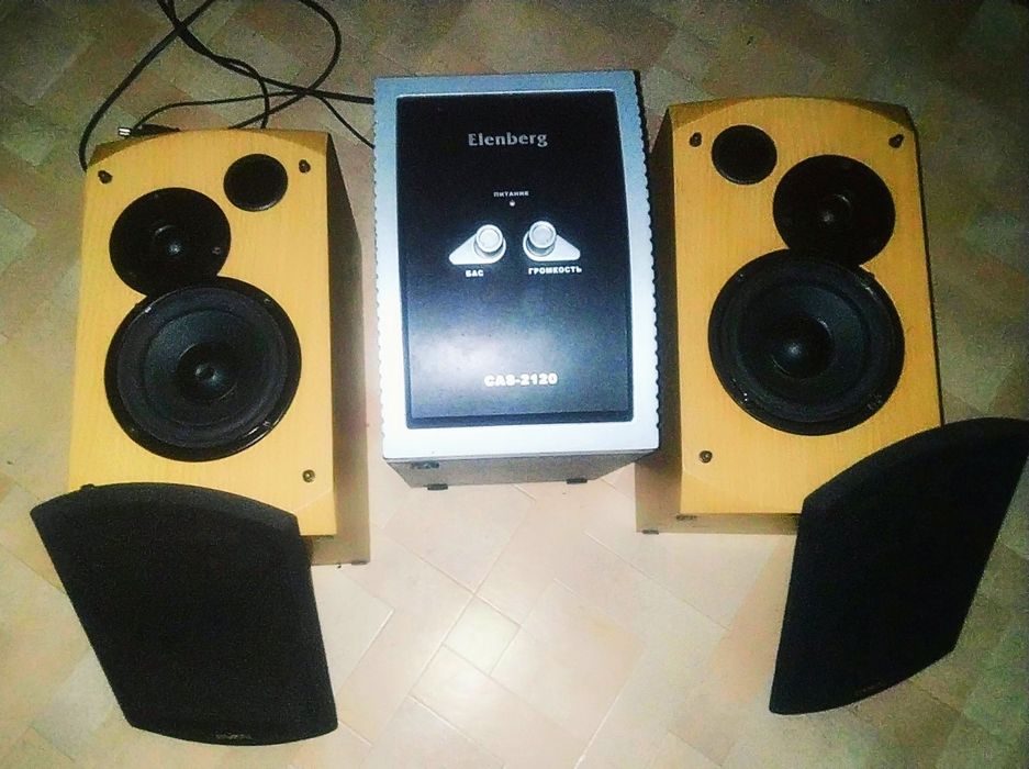 Акустические система Sven и саб Elenberg