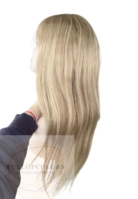 Bardzo dluga peruka blond wlosy naturalne prosta 100% ludzkie