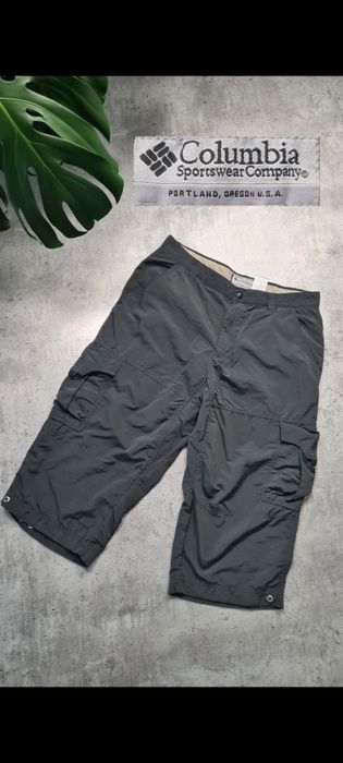 Krótkie spodenki Szorty Columbia. Grafitowe. Rozmiar W34