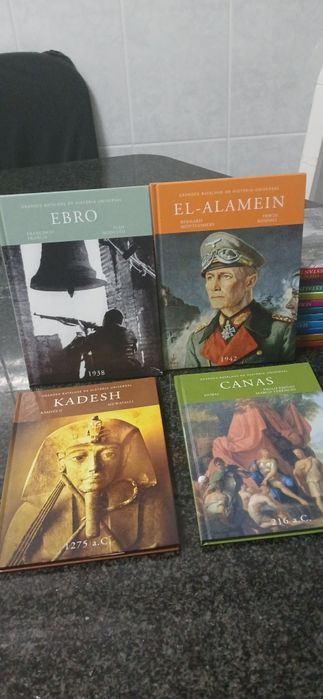 33 livros Grandes Batalhas da História Universal