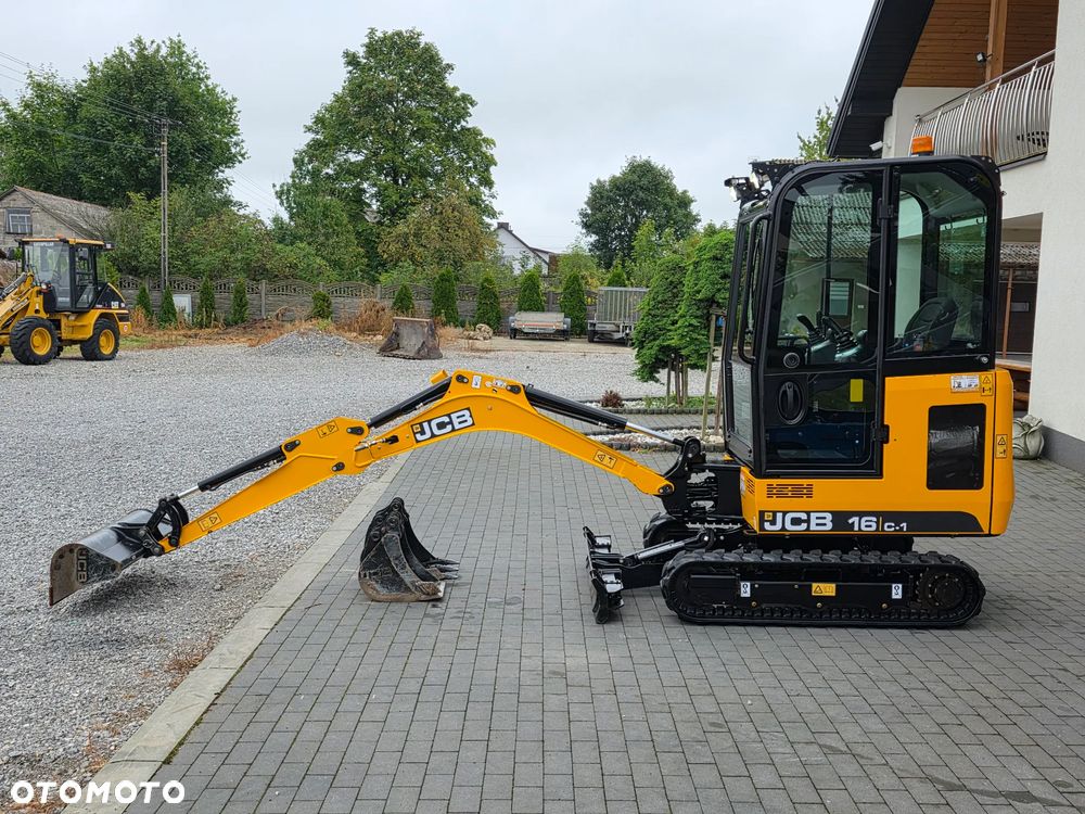 JCB JCB 16 C-1 mini koparka 3 łyżki szybkozłącze 19c1 sprowadzona 8018 serwisowana - 25