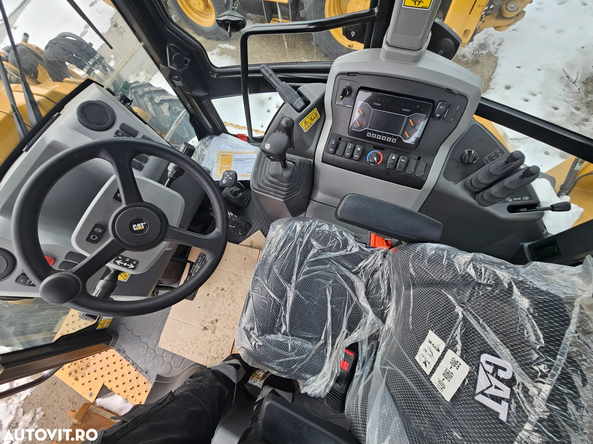Caterpillar Cat 428 trinity buldoexcavator Nou complet echipat - 8