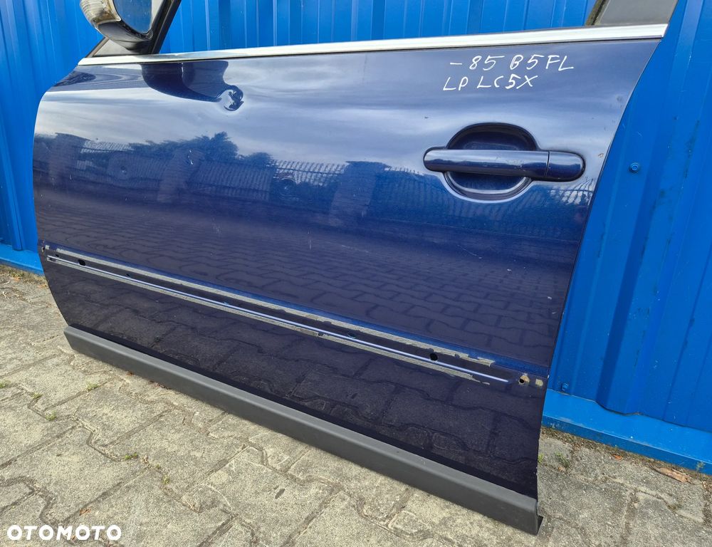 DRZWI PRZÓD LEWY LEWE VW PASSAT B5 FL NIEBIESKI - 6