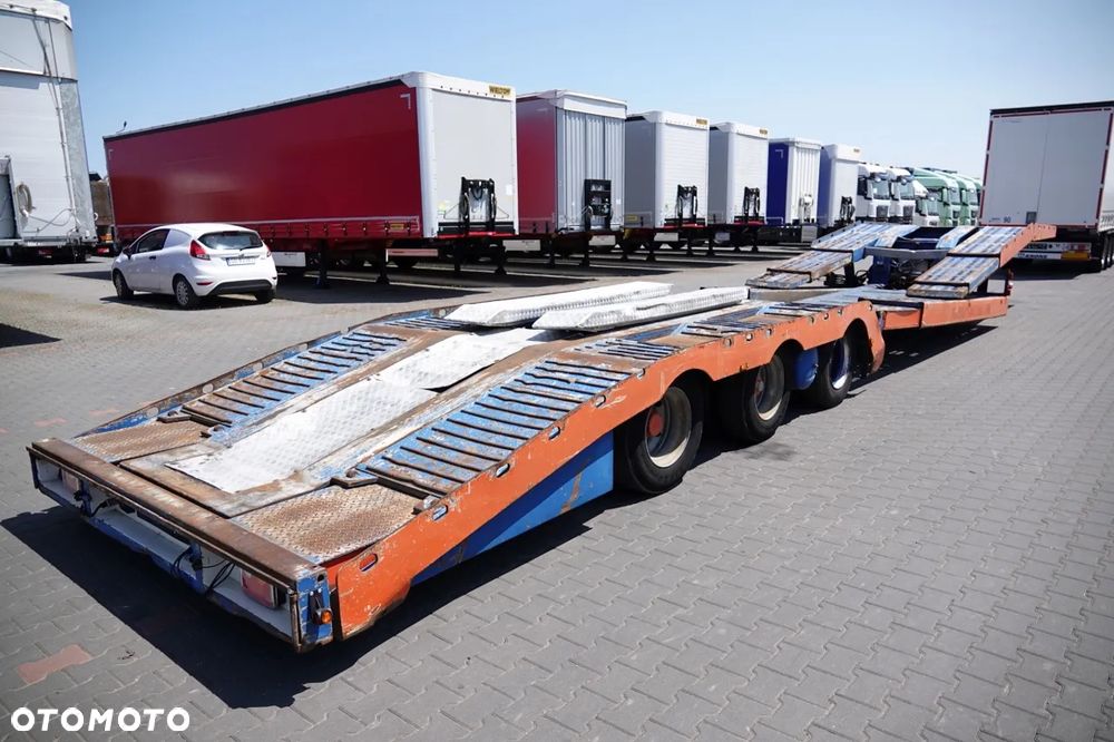 Nooteboom VS-MONT/ VSAT11 / NACZEPA LAWETA / NISKOPODWOZIOWA / 17 M / PODEST HYDRAULICZNY / WCIĄGARKA / SAF - 6