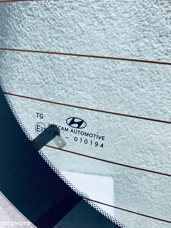 Szyba tylna nowa HYUNDAI i10 2020- ZIELONA+ORYGINAŁ - 2