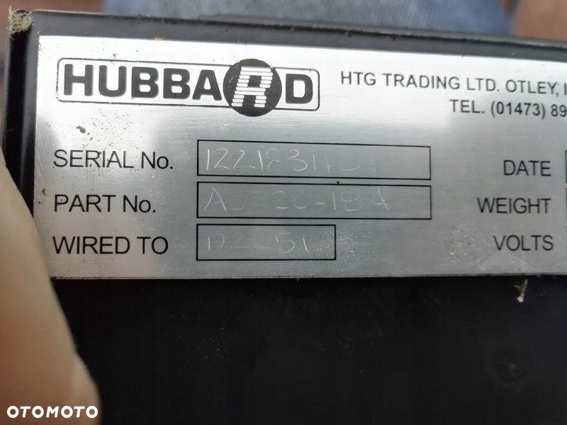 agregat chłodniczy hubbard 460 al r134a ducato 2.2 - 13