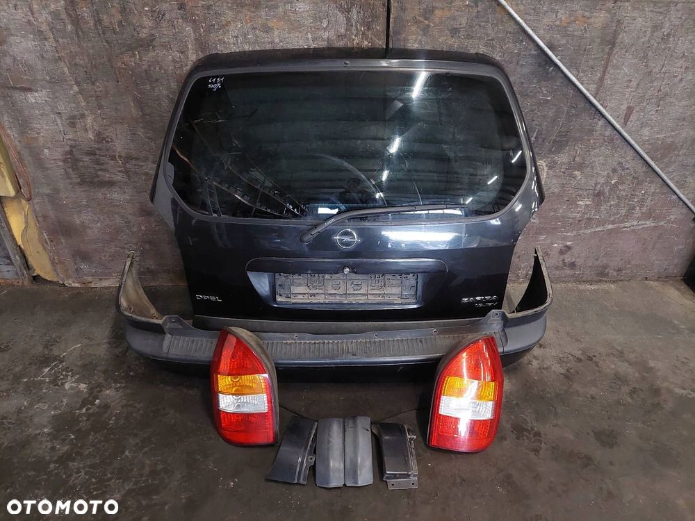 KOMPLETNY TYŁ OPEL ZAFIRA A Z298 KLAPA ZDERZAK LAMPY - 1