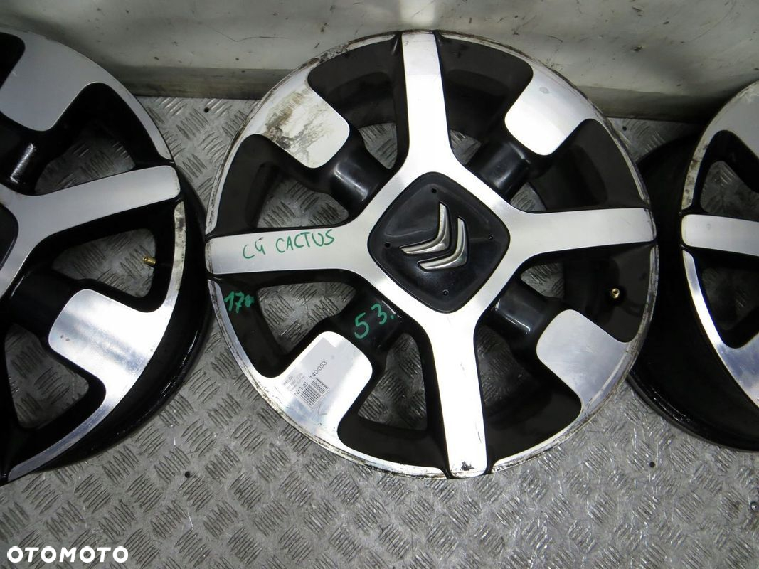 CITROEN C4 CACTUS FELGI ALUMINIOWE 6.5JX17 ET19 4X108 9800494077 - 4