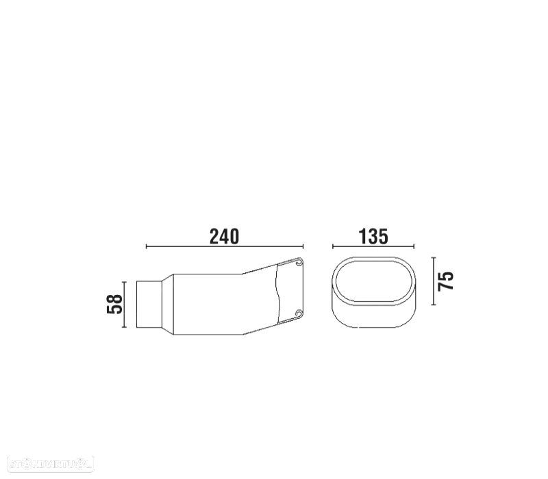 PONTEIRA DE ESCAPE DTM INOX UNIVERSAL - 2
