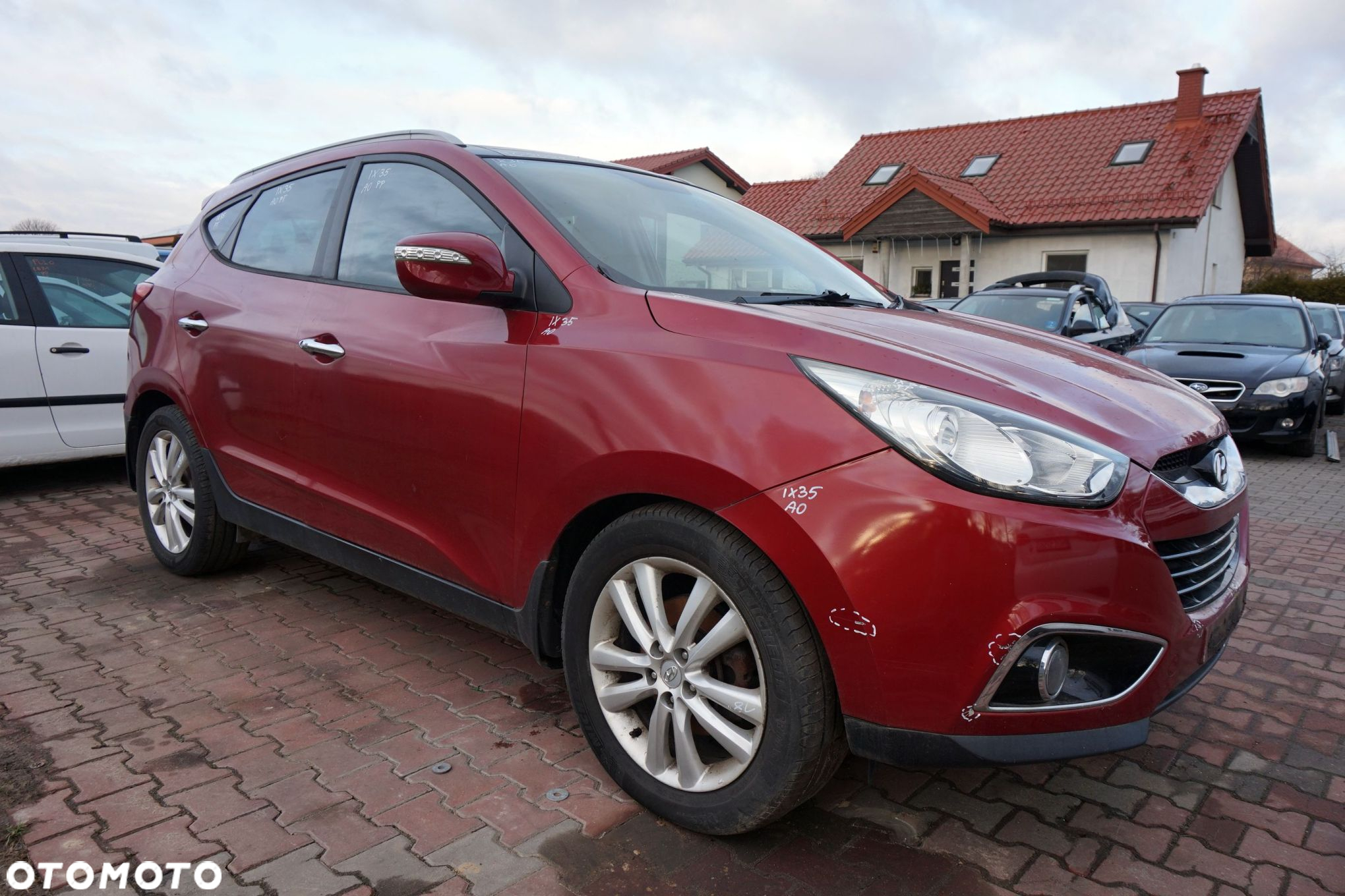 HYUNDAI IX35 I  2010 AA1 A0 2.0 CRDI D4HA 136KM 4X4 4WD CZERWONY (INFRA RED) na części - 7
