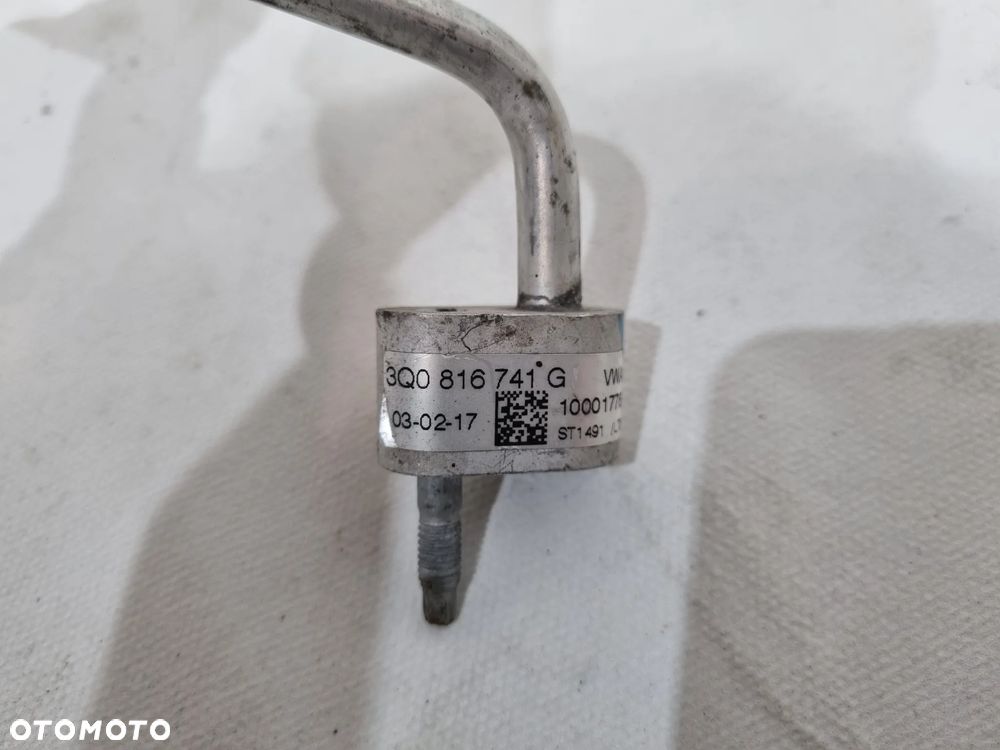 VW TOURAN II III 5T 2.0 TDI RURKA PRZEWÓD KLIMATYZACJI 3Q0816741G - 3