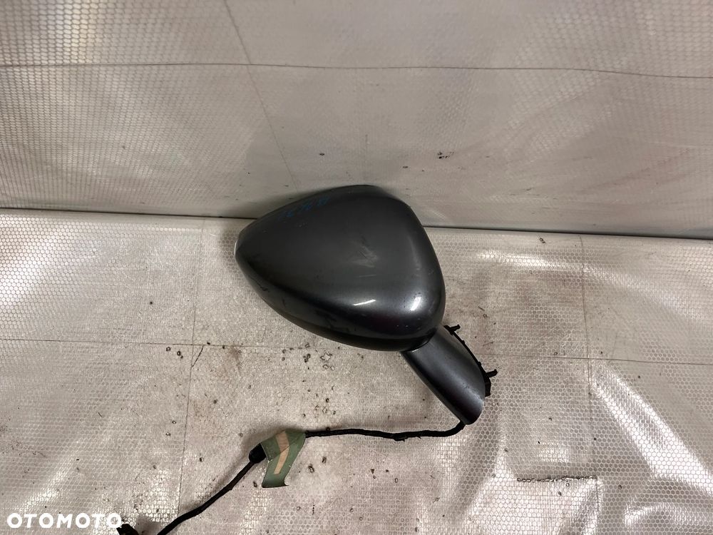 LUSTERKO PRZOD PRZEDNIE ELEKTRYCZNE PRAWE CITROEN C5 III X7 KTH SZARY PODSWIETLANE 10PIN - 2