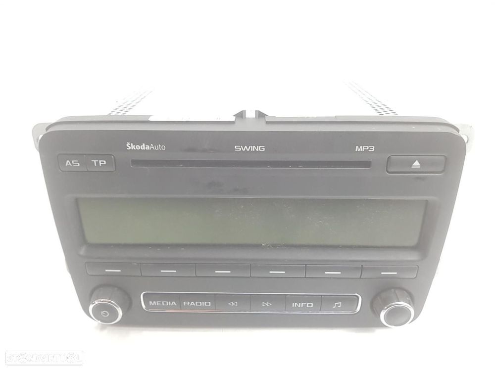 SISTEMA DE ÁUDIO RÁDIO CD SKODA ROOMSTER 5J7 - 1