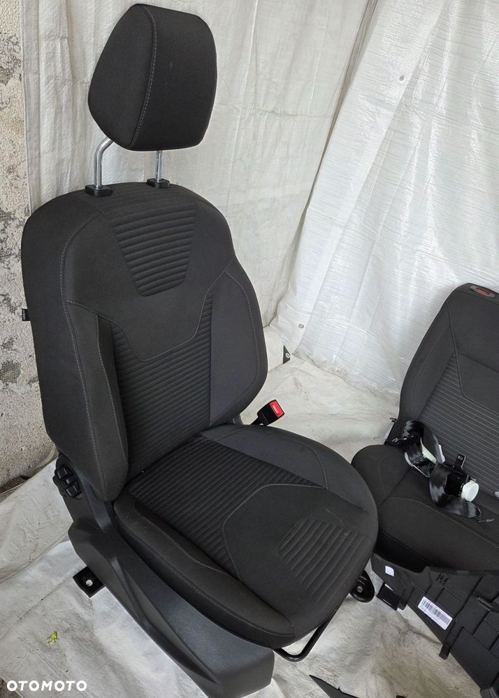 FORD FOCUS MK3 KOMBI FOTEL FOTELE  KANAPA TYŁ BOCZKI TUNEL KOMPLET EUROPA - 3