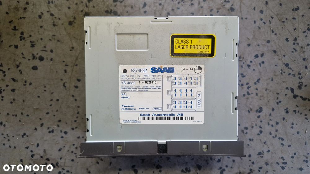 SAAB 9-5 RADIO FABRYCZNE 5374632 - 2