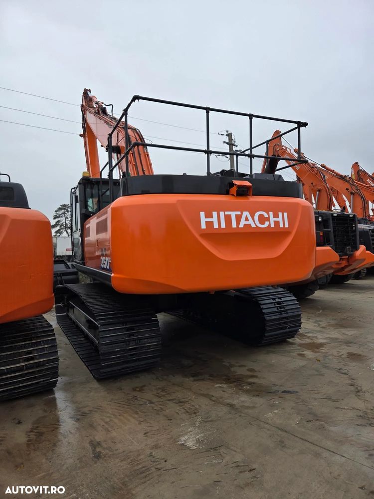 Hitachi BRATE LUNGI la 22m, cupa 1mc, 39 tone, HITACH ZX350LC-6, 2019, 7.452h, Consum mediu 21l/h, camera spate si laterale, Inst hydr pe brate, Cupa taluz, Lant 80% ok, Contragreutate, 284CP, posibilitate leasing, STARE FOARTE BUNA-PROMOTIE 179.900 EUR+Tva - 39