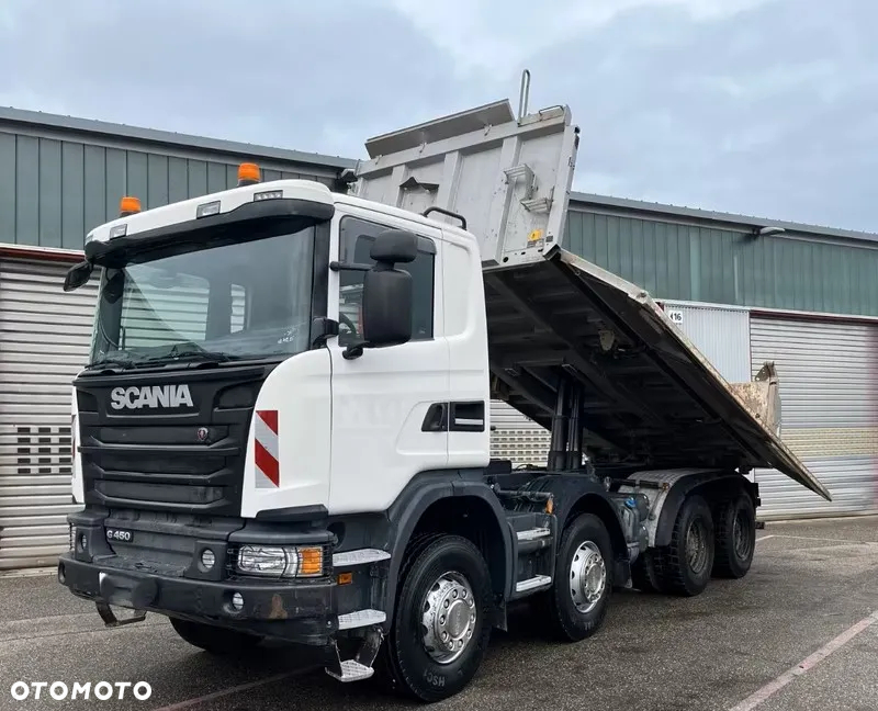 Scania G 450 8x4 | Meiller Bordmatik Wywrotka trójstronna  | Retarder | 298.000 km!!!! | Euro 6 |1 właściciel - 2