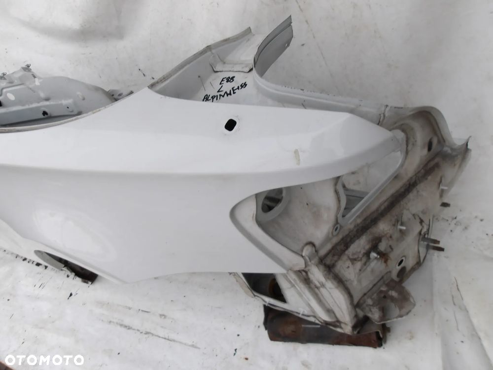 BŁOTNIK LEWY TYŁ TYLNY ĆWIARTKA BMW E88 CABRIO KABRIO ALPINWEISS F-VAT - 4