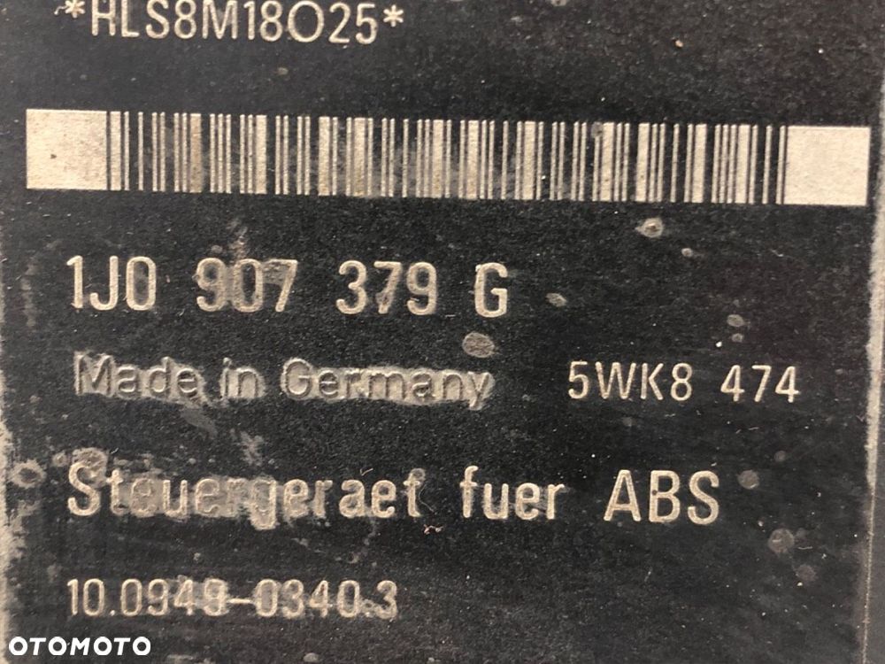 POMPA ABS - 62.00 PLN - VW GOLF IV (1J1) 1997 - 2008 1.6 74 kW [100 KM] benzyna 1997 - 2004 - 3