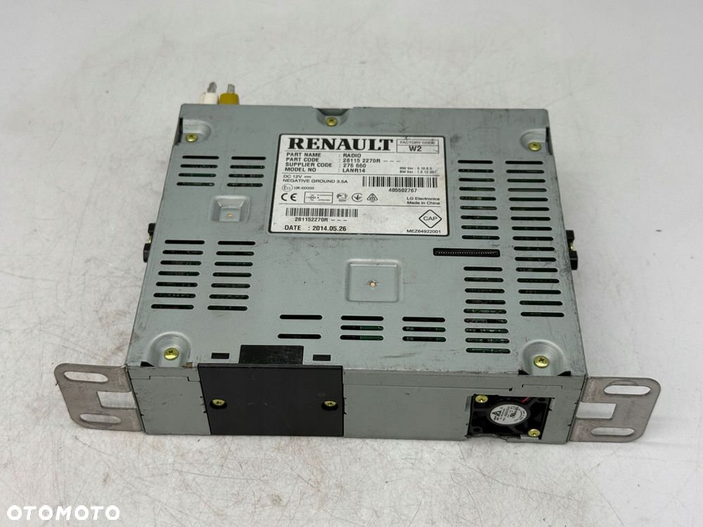 stacja multimedialna radio renault espace v 281152270r - 2